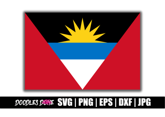 Antigua and Barbuda Flag SVG: Graphics for Crafts and Content