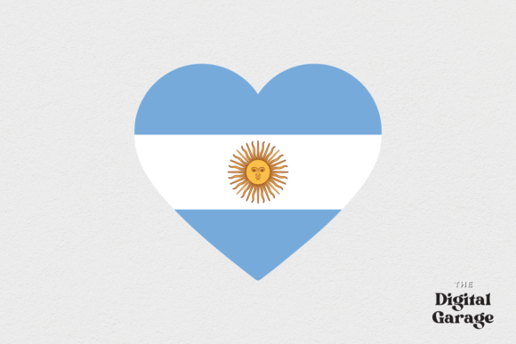 Argentina Heart Flag SVG PNG Review