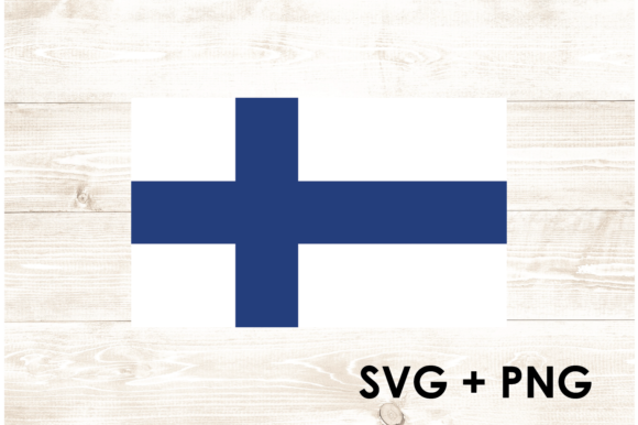 Finland Flag English Clipart SVG: Graphics and Crafts
