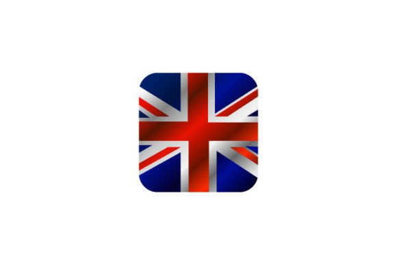 Gradient U.K. Flag: Modern Graphics for Crafts
