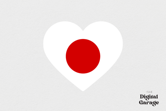 Japan Heart Flag SVG PNG Review