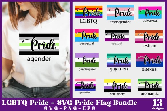 LGBTQ Pride - SVG Pride Flag Bundle