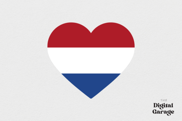 Netherlands Flag, Netherlands Heart SVG