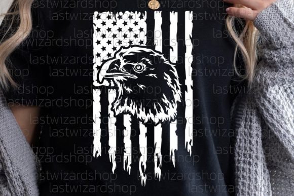 Patriotic Eagle with Us Flag Svg: Premium Graphics & Crafts