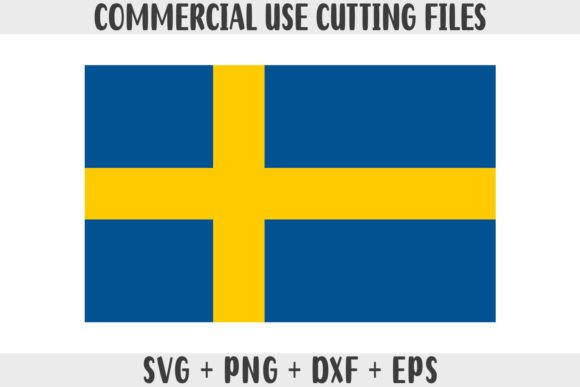 Sweden Flag SVG: Graphics for Crafts & Biz