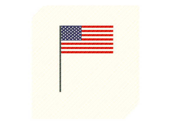 USA American Flag Graphic for Crafts and Graphics