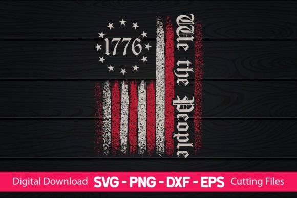 We the People American Flag: Graphics for Crafts & Brands